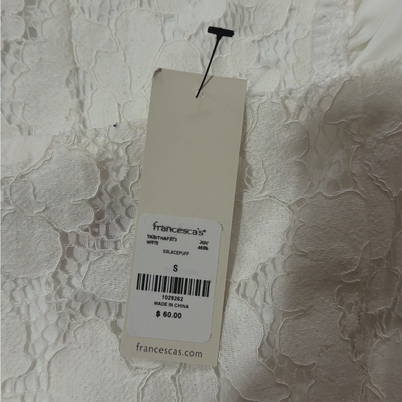 (NWT) Francesca’s Miami White Lace Midi Dress - Picture 5 of 5